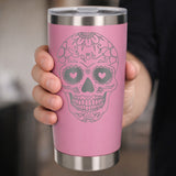 Light Pink Thermal Metal Coffee Cup