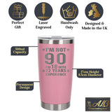 Light Pink Thermal Metal Coffee Cup