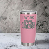 Light Pink Thermal Metal Coffee Cup