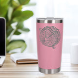 Light Pink Thermal Metal Coffee Cup