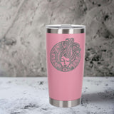 Light Pink Thermal Metal Coffee Cup
