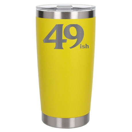 Yellow Thermal Metal Coffee Cup