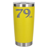Yellow Thermal Metal Coffee Cup
