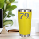 Yellow Thermal Metal Coffee Cup