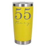 Yellow Thermal Metal Coffee Cup