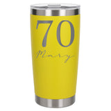 Yellow Thermal Metal Coffee Cup