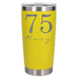 Yellow Thermal Metal Coffee Cup