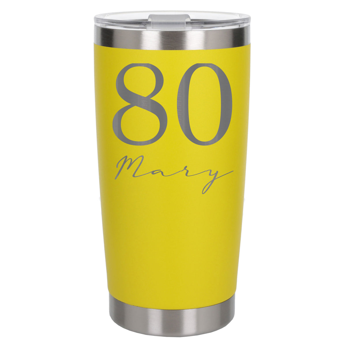 Yellow Thermal Metal Coffee Cup