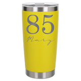 Yellow Thermal Metal Coffee Cup