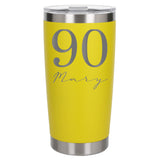 Yellow Thermal Metal Coffee Cup