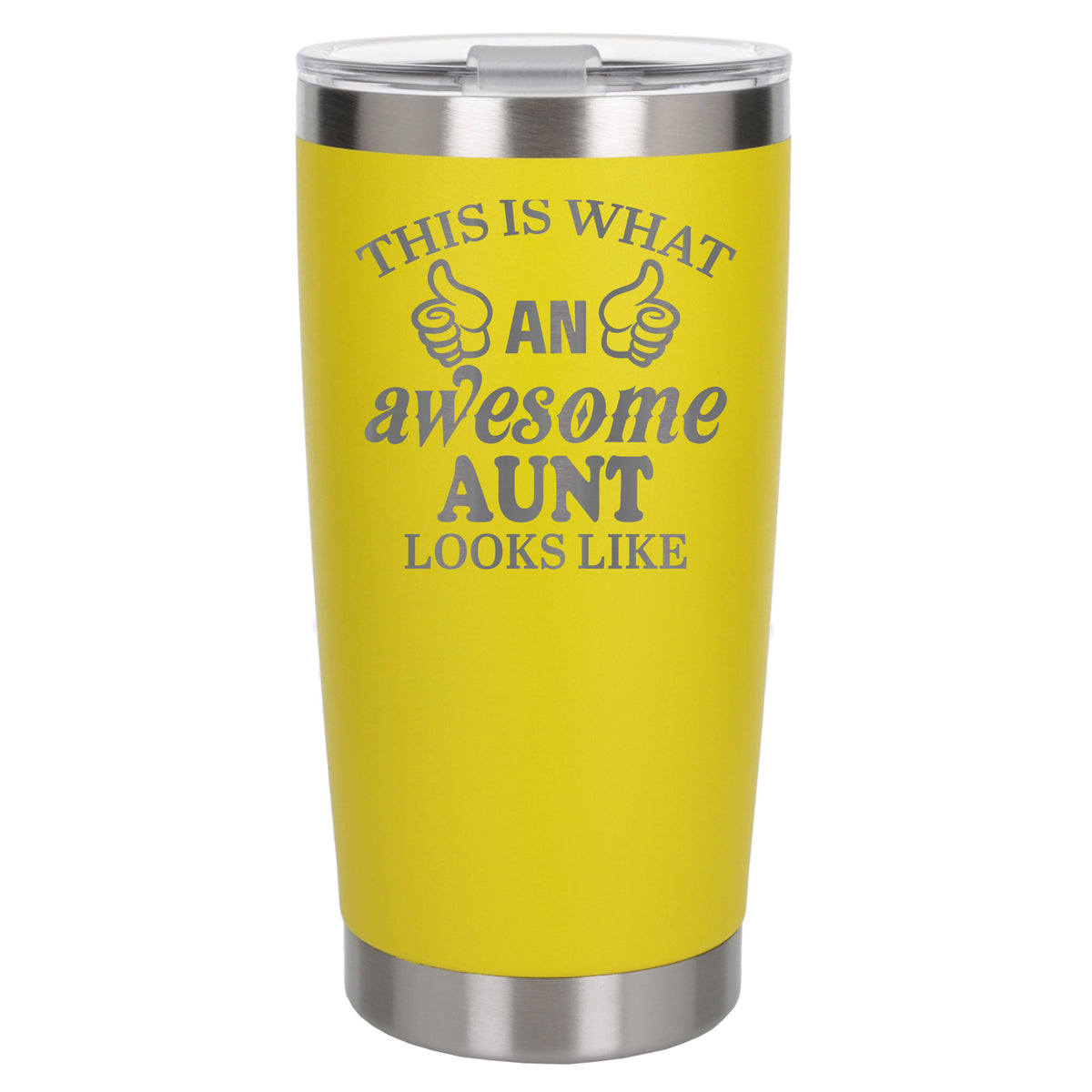Yellow Thermal Metal Coffee Cup
