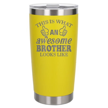 Yellow Thermal Metal Coffee Cup