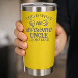 Yellow Thermal Metal Coffee Cup