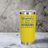 Yellow Thermal Metal Coffee Cup