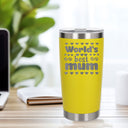 Yellow Thermal Metal Coffee Cup