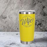 Yellow Thermal Metal Coffee Cup