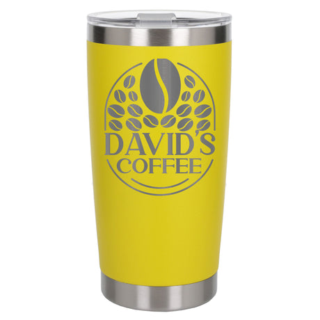Yellow Thermal Metal Coffee Cup