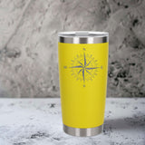 Yellow Thermal Metal Coffee Cup