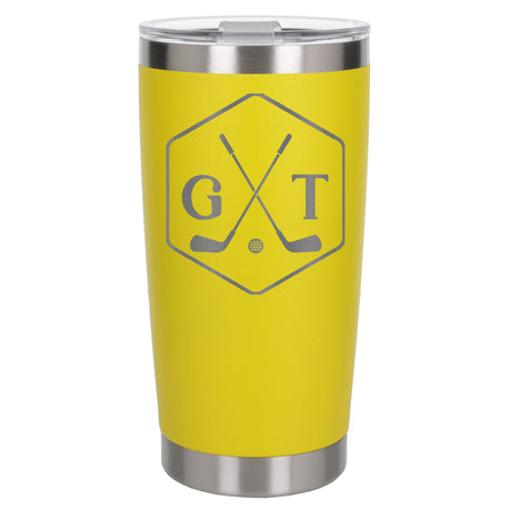 Yellow Thermal Metal Coffee Cup
