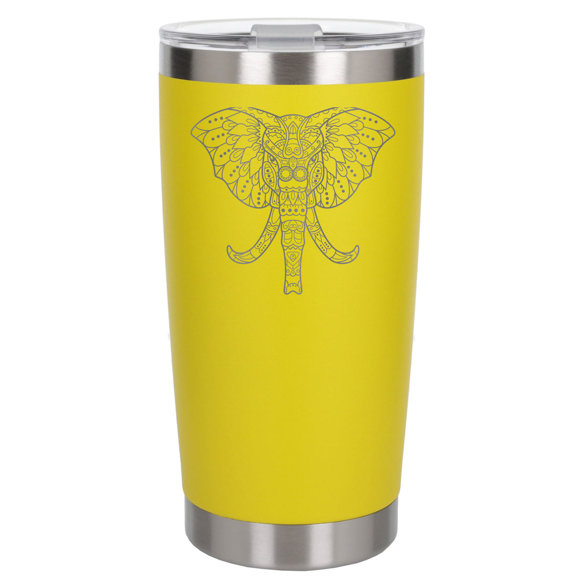 Yellow Thermal Metal Coffee Cup