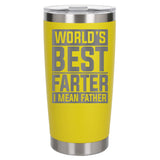 Yellow Thermal Metal Coffee Cup