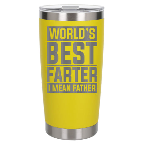 Yellow Thermal Metal Coffee Cup