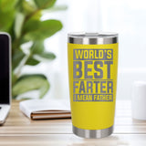 Yellow Thermal Metal Coffee Cup