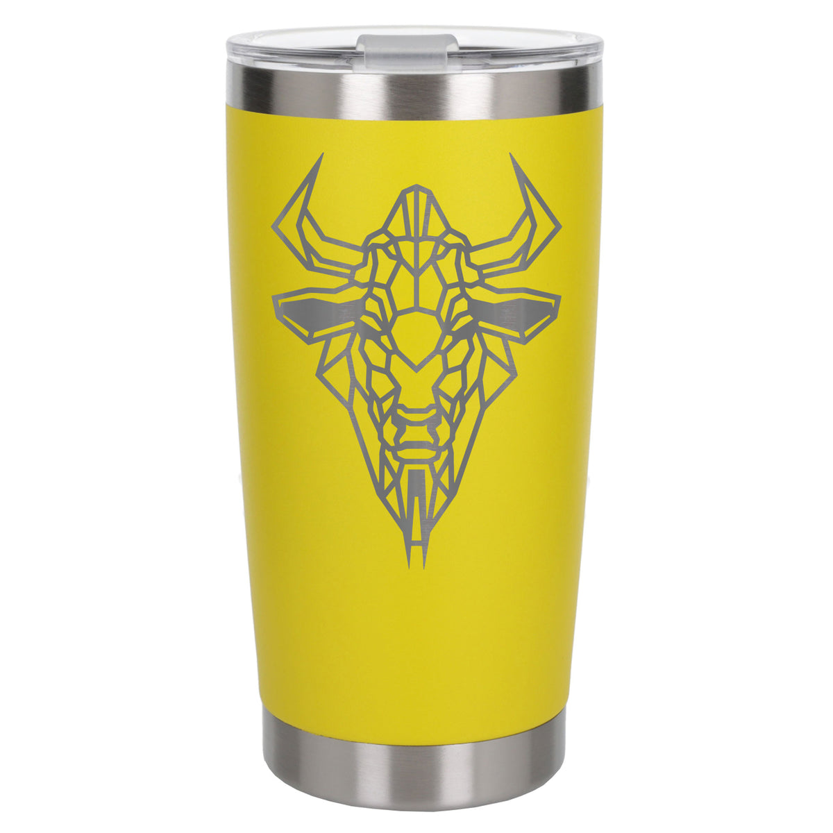 Yellow Thermal Metal Coffee Cup