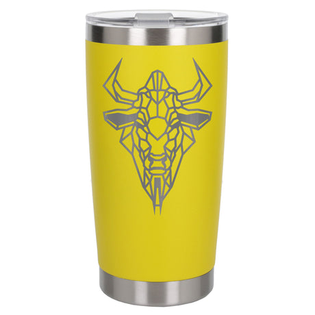 Yellow Thermal Metal Coffee Cup