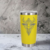 Yellow Thermal Metal Coffee Cup