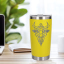 Yellow Thermal Metal Coffee Cup