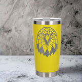 Yellow Thermal Metal Coffee Cup