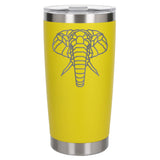 Yellow Thermal Metal Coffee Cup