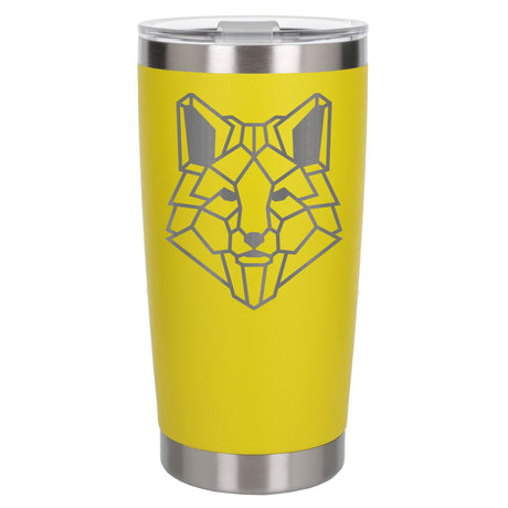 Yellow Thermal Metal Coffee Cup