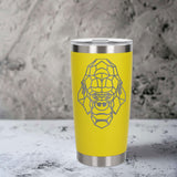 Yellow Thermal Metal Coffee Cup