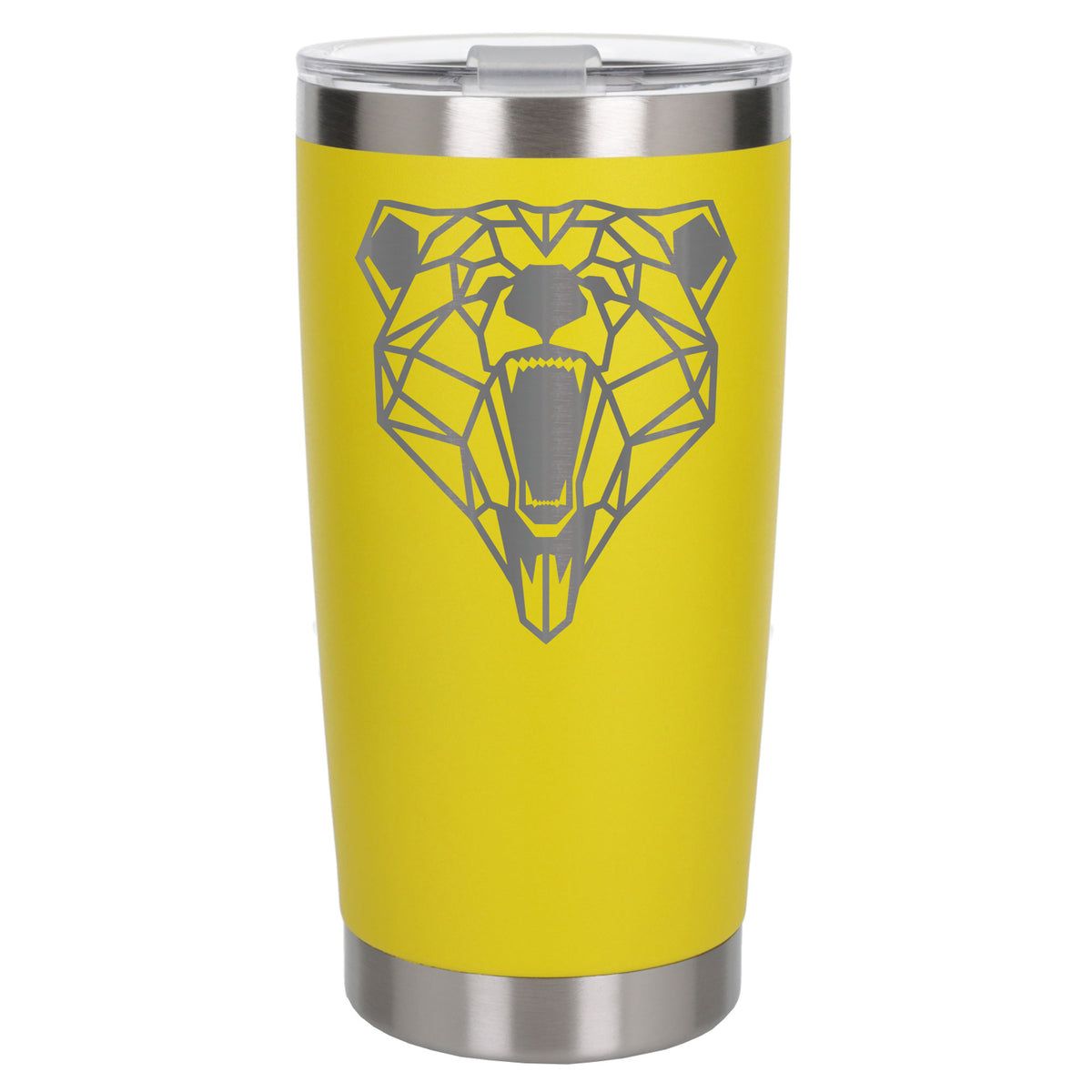 Yellow Thermal Metal Coffee Cup