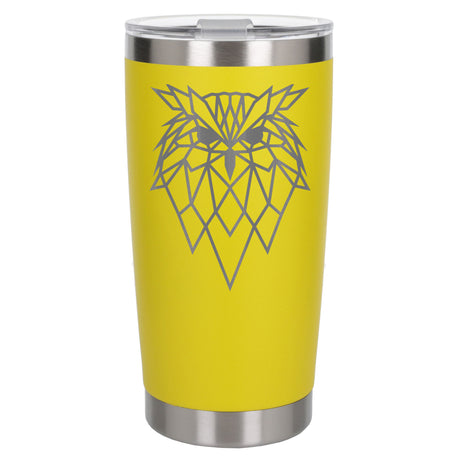 Yellow Thermal Metal Coffee Cup