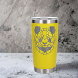 Yellow Thermal Metal Coffee Cup