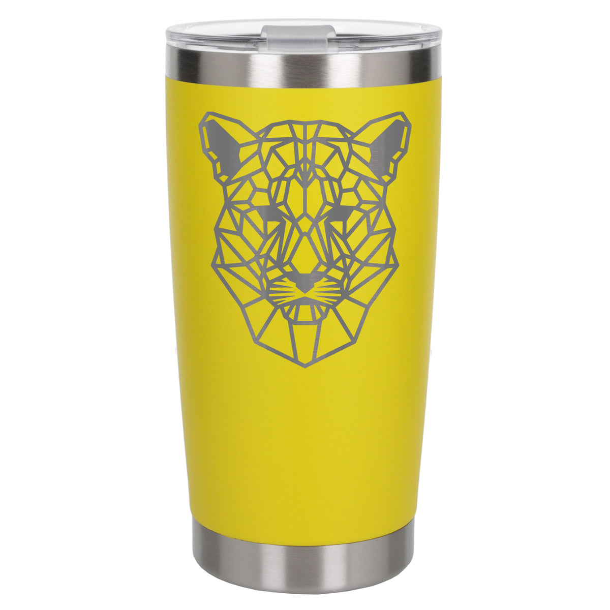 Yellow Thermal Metal Coffee Cup