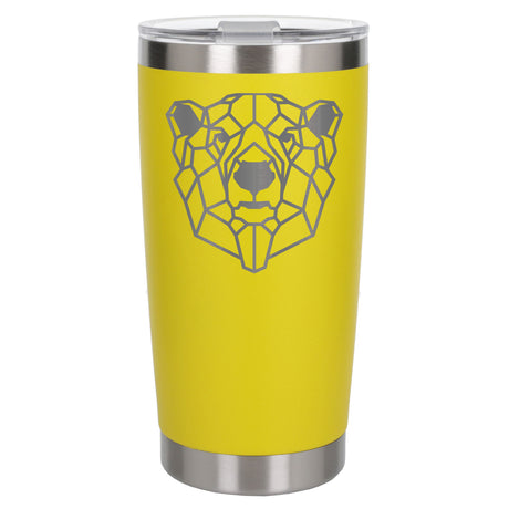 Yellow Thermal Metal Coffee Cup