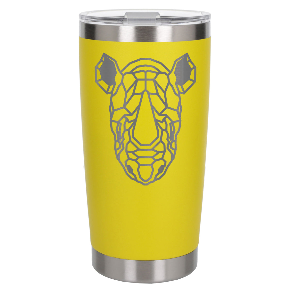 Yellow Thermal Metal Coffee Cup