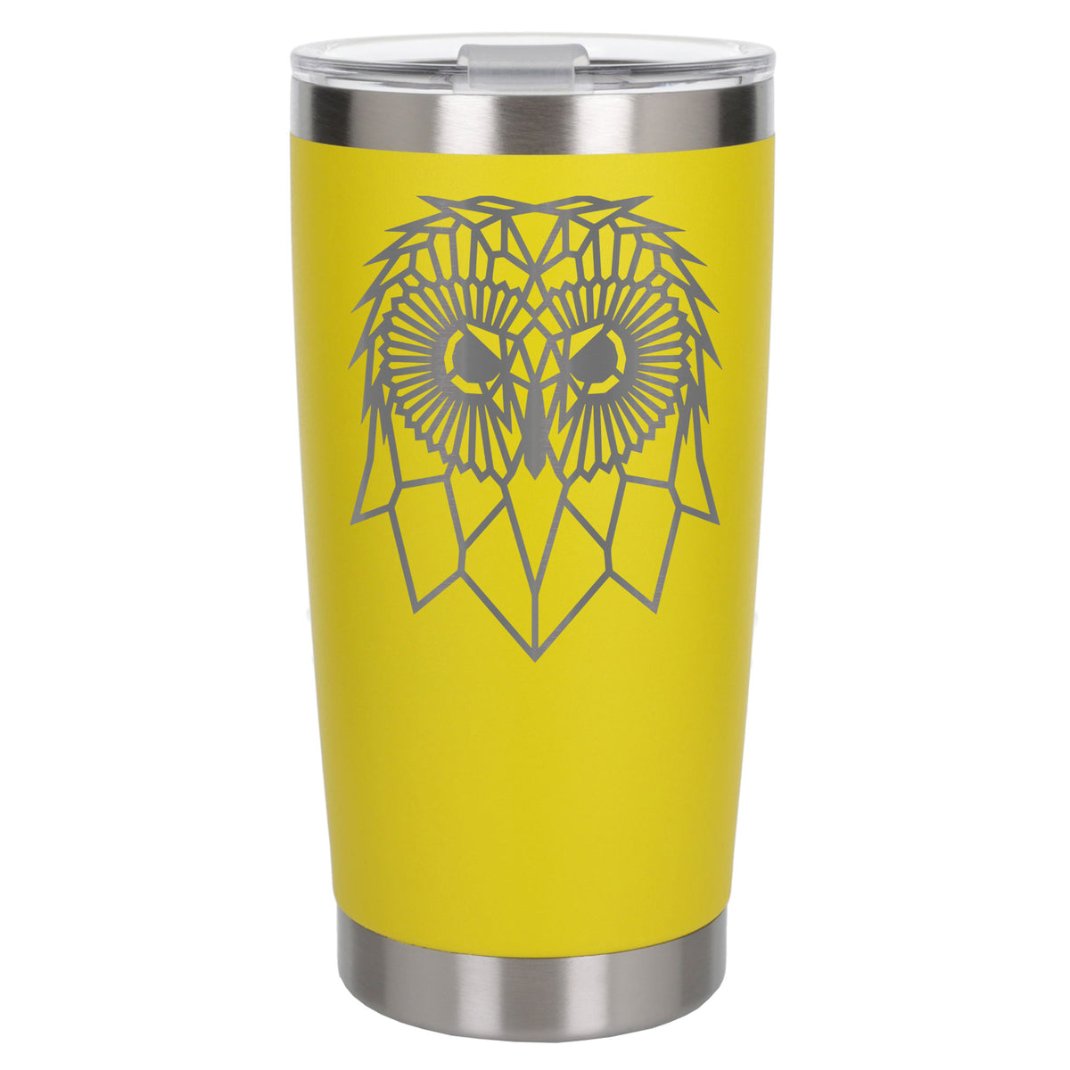Yellow Thermal Metal Coffee Cup