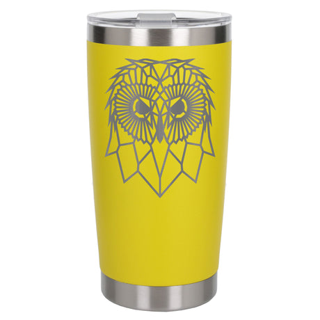 Yellow Thermal Metal Coffee Cup