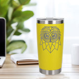 Yellow Thermal Metal Coffee Cup