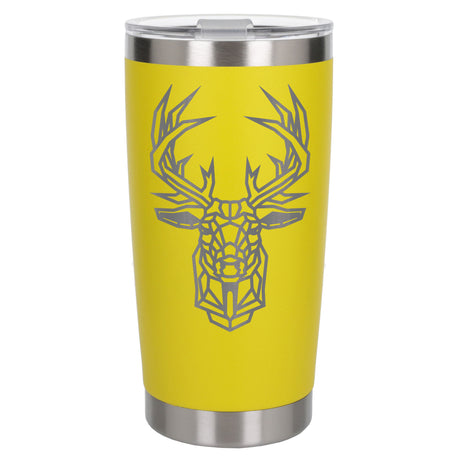 Yellow Thermal Metal Coffee Cup