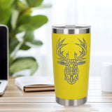 Yellow Thermal Metal Coffee Cup
