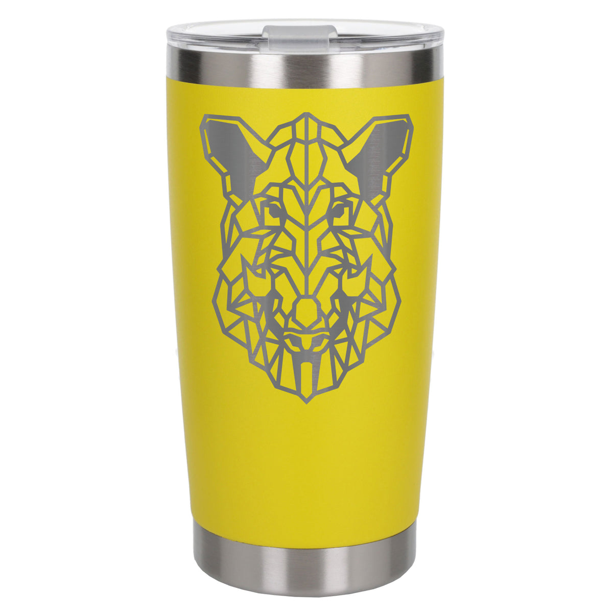 Yellow Thermal Metal Coffee Cup
