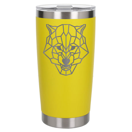 Yellow Thermal Metal Coffee Cup