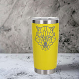 Yellow Thermal Metal Coffee Cup