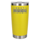 Yellow Thermal Metal Coffee Cup